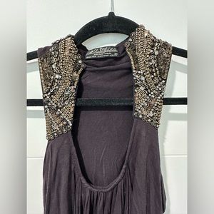 Embellished Beaded All Saints Mini Dress